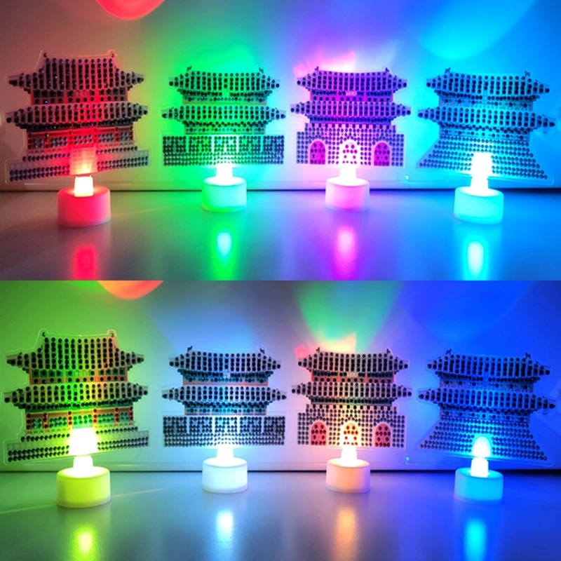 DIY 보석 십자수 LED등 한국의 문화재 만들기(택1)