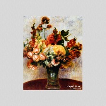 메이크룩스 UHD 명화 르누아르-Flowers in a Vase