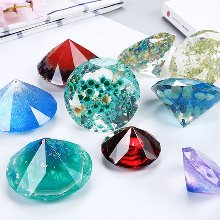 UV레진아트 공예용 만들기 실리콘 몰드 다이아몬드 모형 만들기 몰드
