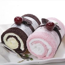 체리 롤 케익 손타올 - 주방타올2p(고리형 색상혼합)