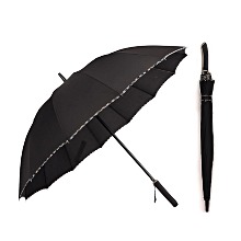 장우산 베르티노 60cm 14K무지 검정 자동 우산