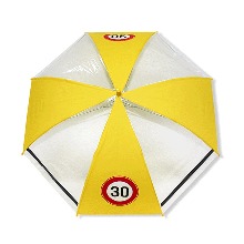 속도 제한 안전 캠페인 우산 55cm 8K 야광 반사띠 안전 발광 우산
